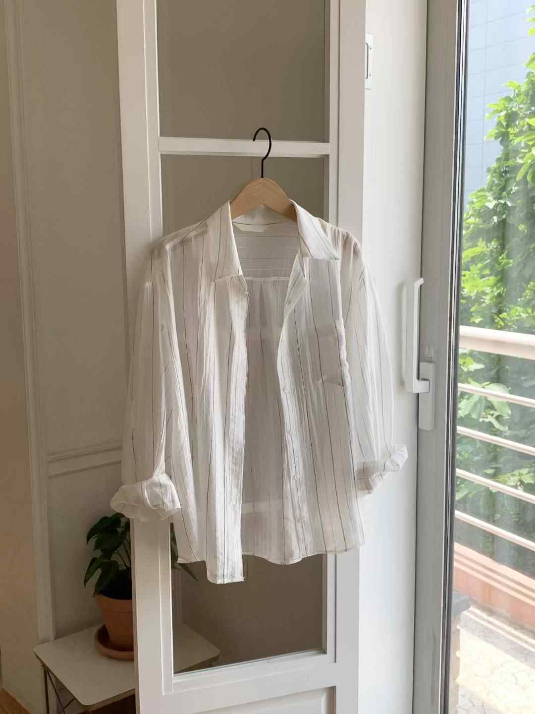 AND韓國直郵㊣女裝新品25春夏真品人氣推薦職業休閑襯衫蕾絲衫AND襯衫/蕾絲衫