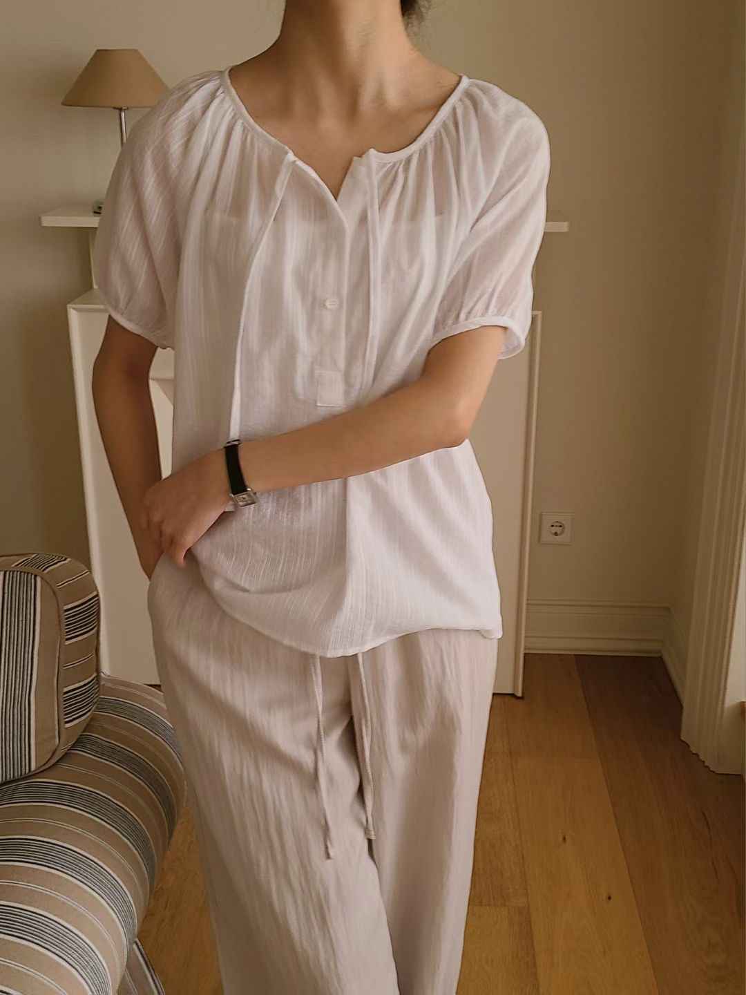 BRING東大門㊣直郵女裝新款時尚真品推薦職業熱賣襯衫蕾絲衫BRING襯衫/蕾絲衫
