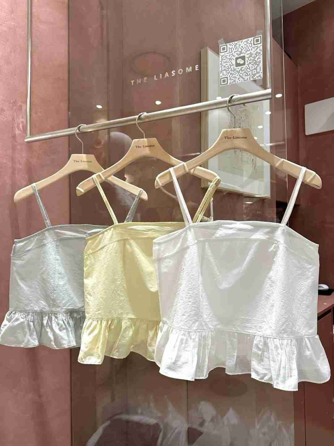 THE LIASOME東大門㊣代購女士新品25春夏熱賣職業吊帶背心THE LIASOME吊帶/背心