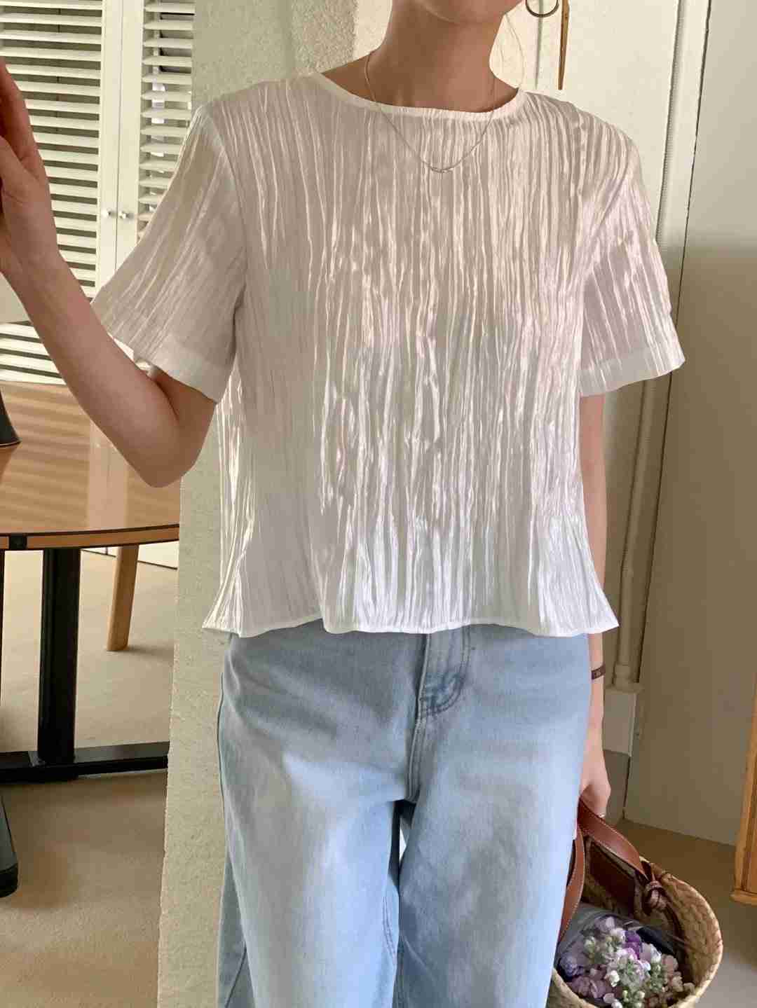 TONEOF/ARRICCHISI東大門㊣實拍女裝新款熱賣人氣襯衫蕾絲衫OHEN襯衫/蕾絲衫