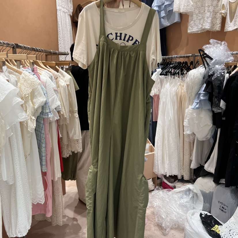 BY FLOW韓國代購㊣女裝新品推薦休閑連體褲不含內搭工裝褲BY FLOW連體褲