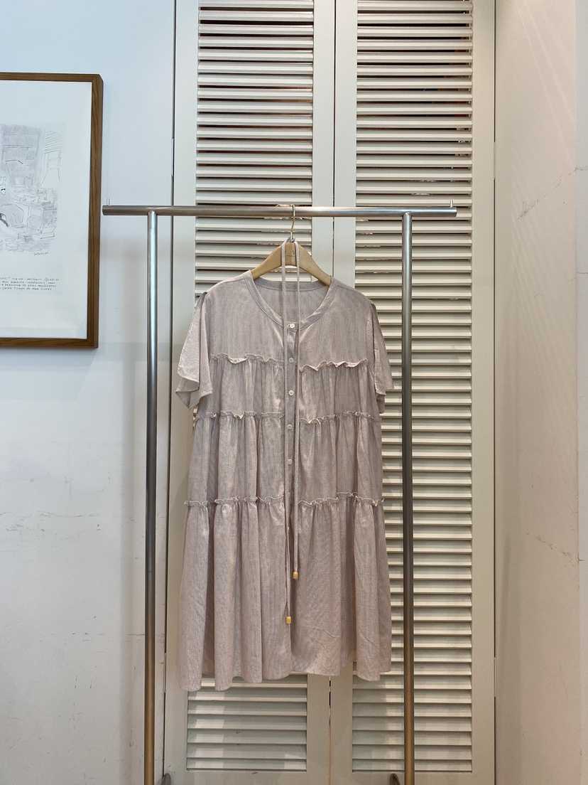 FAVE-L東大門㊣實拍女裝新品時尚熱賣人氣職業連衣裙含腰繩FAVE-L連衣裙