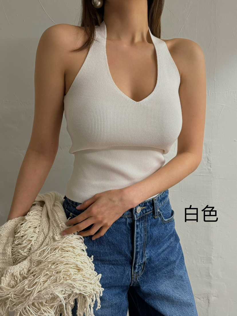 LOWBURN韓國代購㊣女裝新款真品熱賣推薦25春夏時尚吊帶背心LOWBURN吊帶/背心