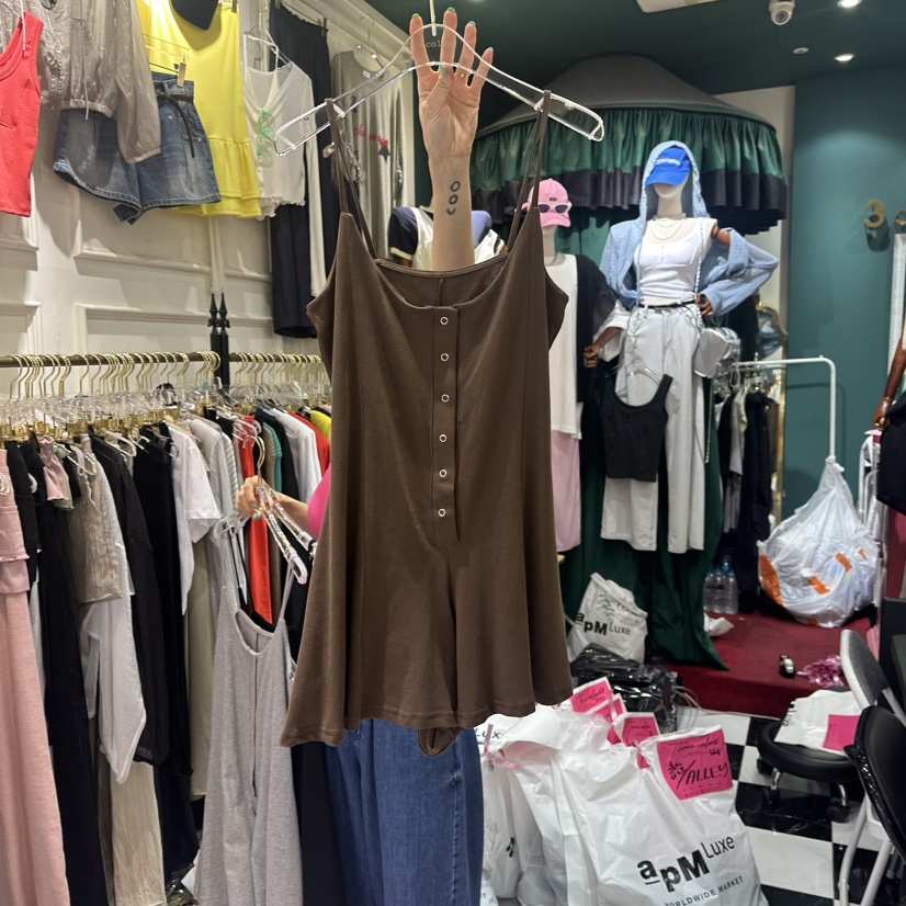 3COLOR東大門㊣代購女裝新款25春夏連體褲Three color連體褲