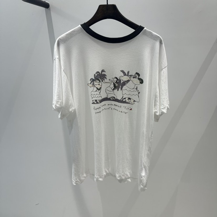 JANE BIRKIN東大門㊣實拍女士新款25春夏時尚熱賣T恤大力水手JANE BIRKIN設計師品牌T恤