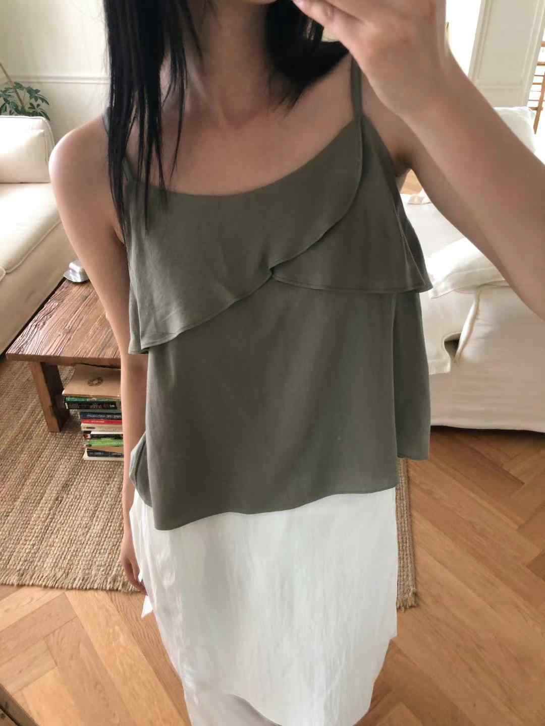M.STORY韓國代購㊣女裝新品推薦職業休閑吊帶背心不含內搭M.STORY吊帶/背心