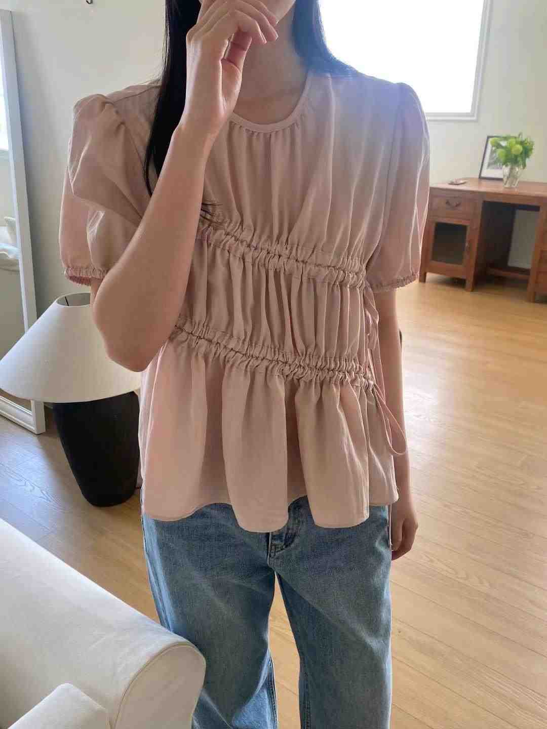M.STORY東大門㊣直郵女裝新品真品熱賣時尚休閑襯衫蕾絲衫M.STORY襯衫/蕾絲衫