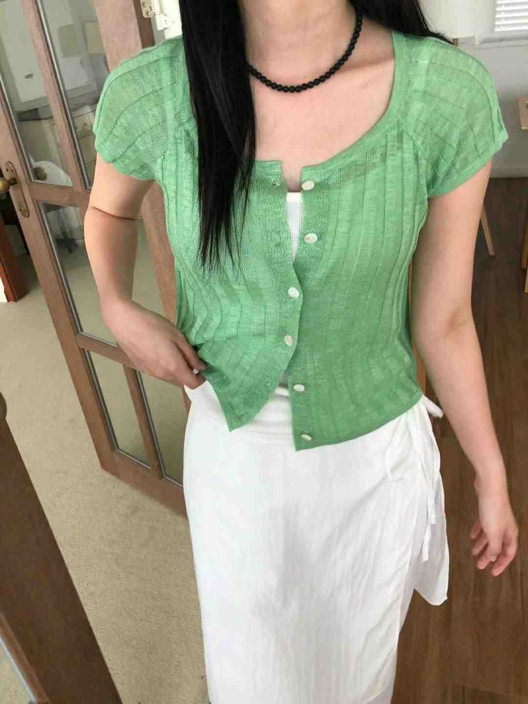 M.STORY東大門㊣代購女士新品人氣推薦針織衫不含內搭開衫M.STORY針織衫