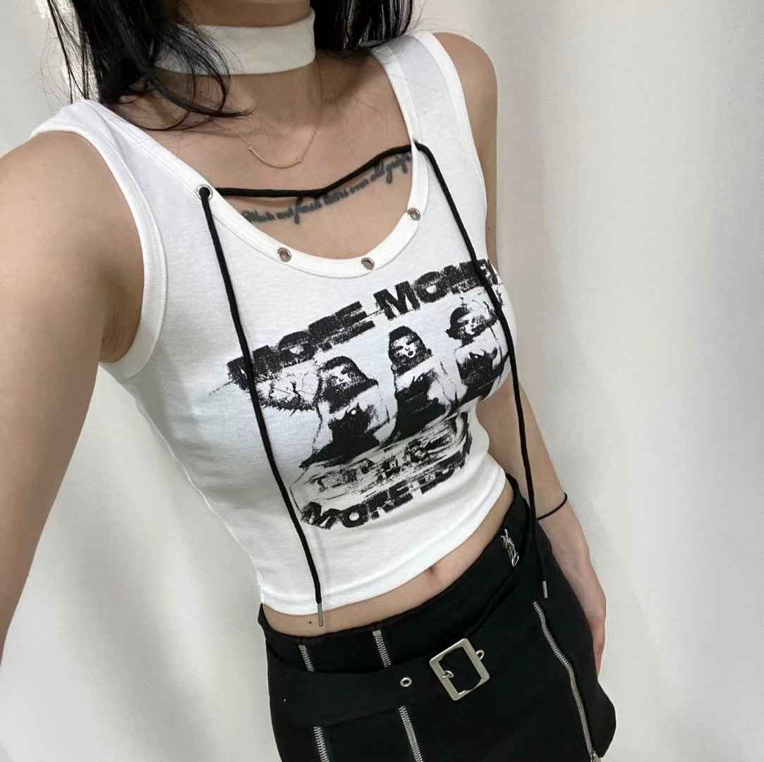 BOY MEET GIRL-T韓國直郵㊣女士新品職業25春夏吊帶背心BOY MEET GIRL-T吊帶/背心
