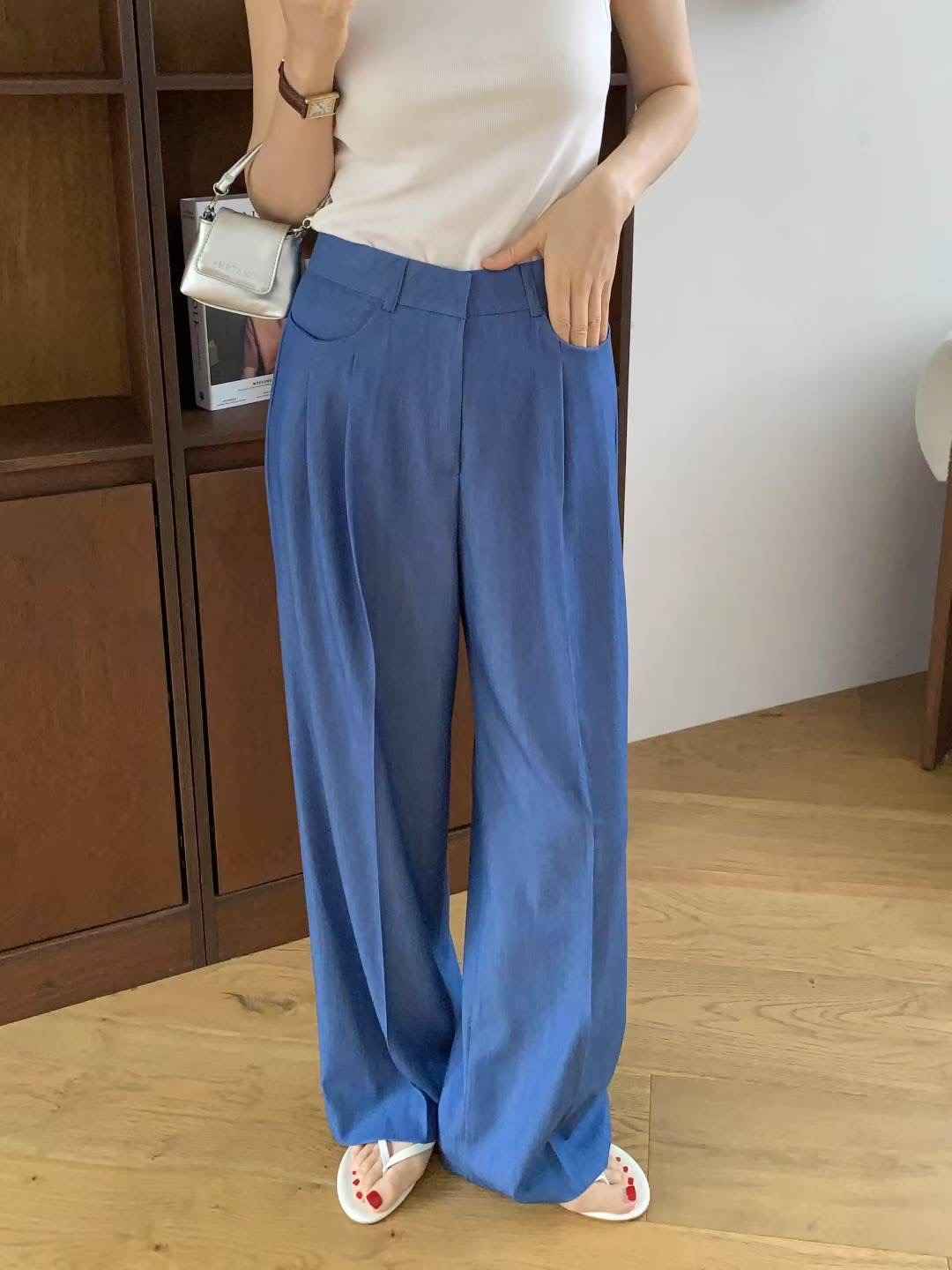 HIGHEND韓國代購㊣女裝新款時尚熱賣推薦真品25春夏職業休閑褲HIGHEND休閑褲