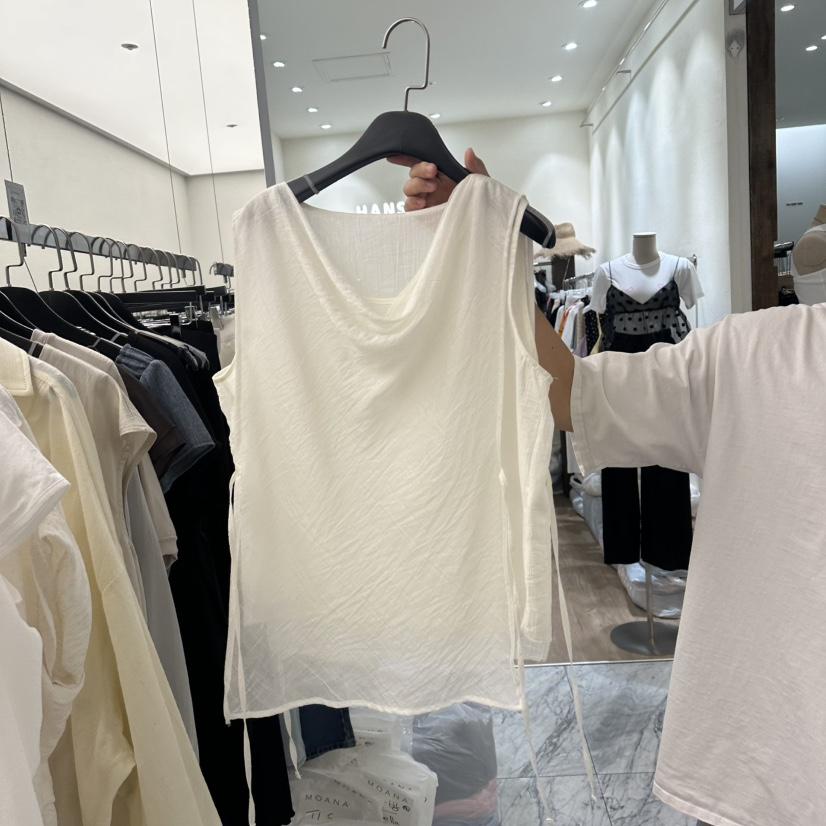 MOANA東大門㊣實拍女裝新品職業25春夏真品推薦時尚吊帶背心MOANA吊帶/背心