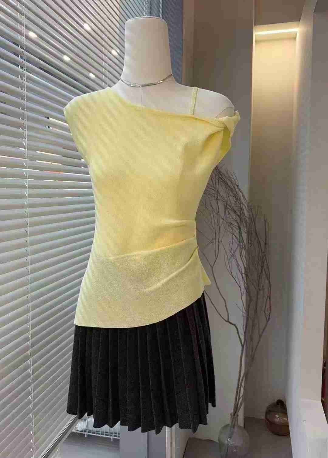 VERA東大門㊣實拍女士新款真品人氣推薦職業休閑針織衫褶皺VERA針織衫