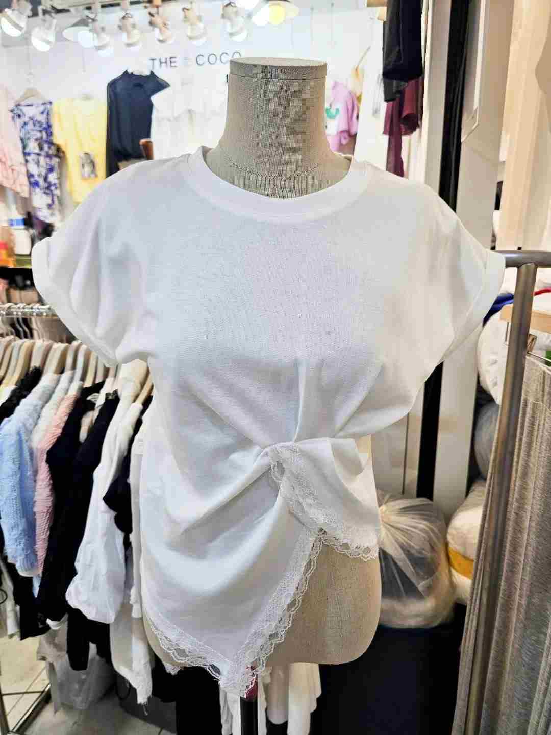 THE COCO韓國代購㊣女裝新品推薦真品25春夏職業熱賣人氣T恤THE COCOT恤