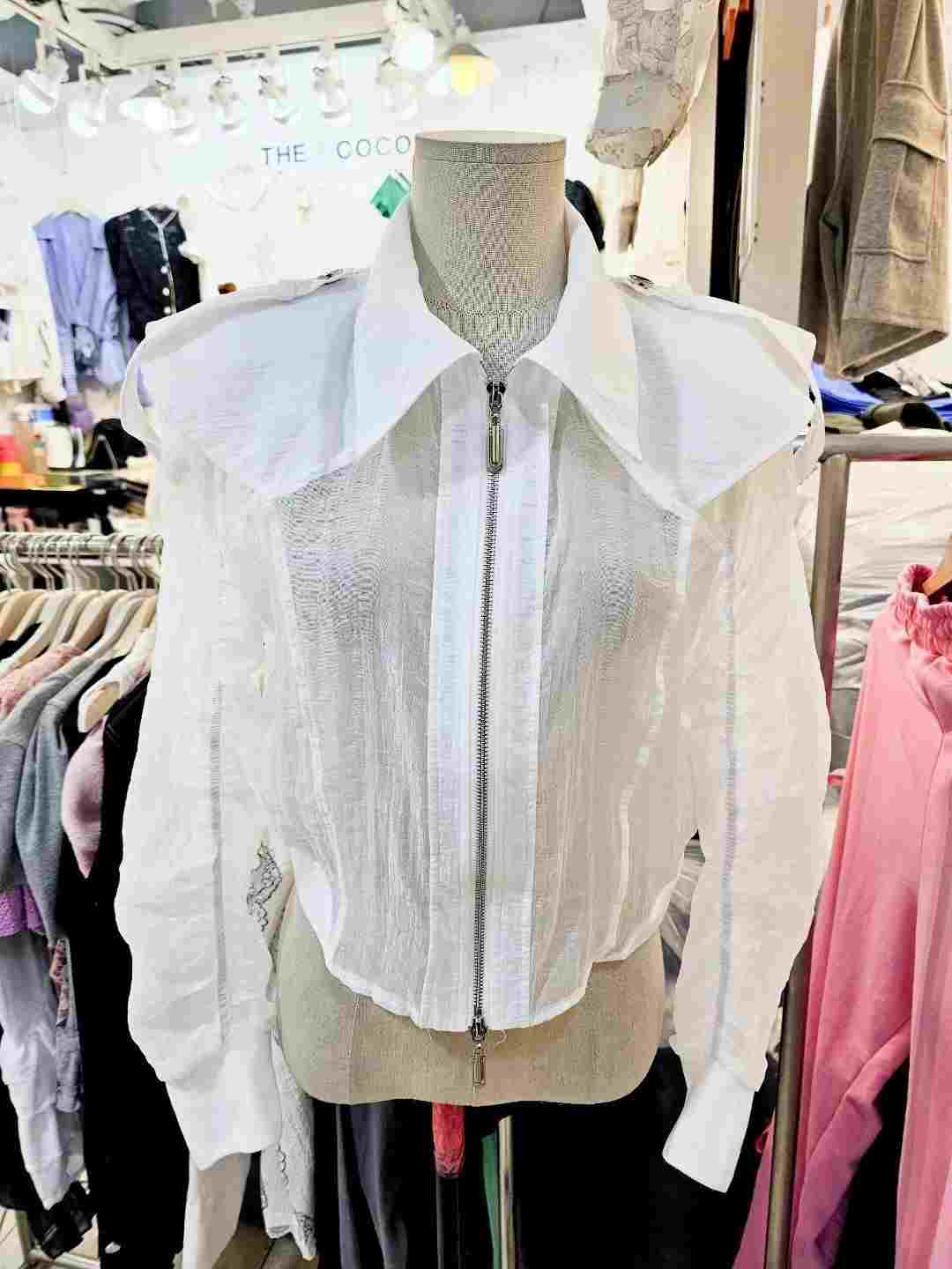 THE COCO韓國代購㊣女士新品熱賣時尚休閑職業推薦真品夾克THE COCO夾克