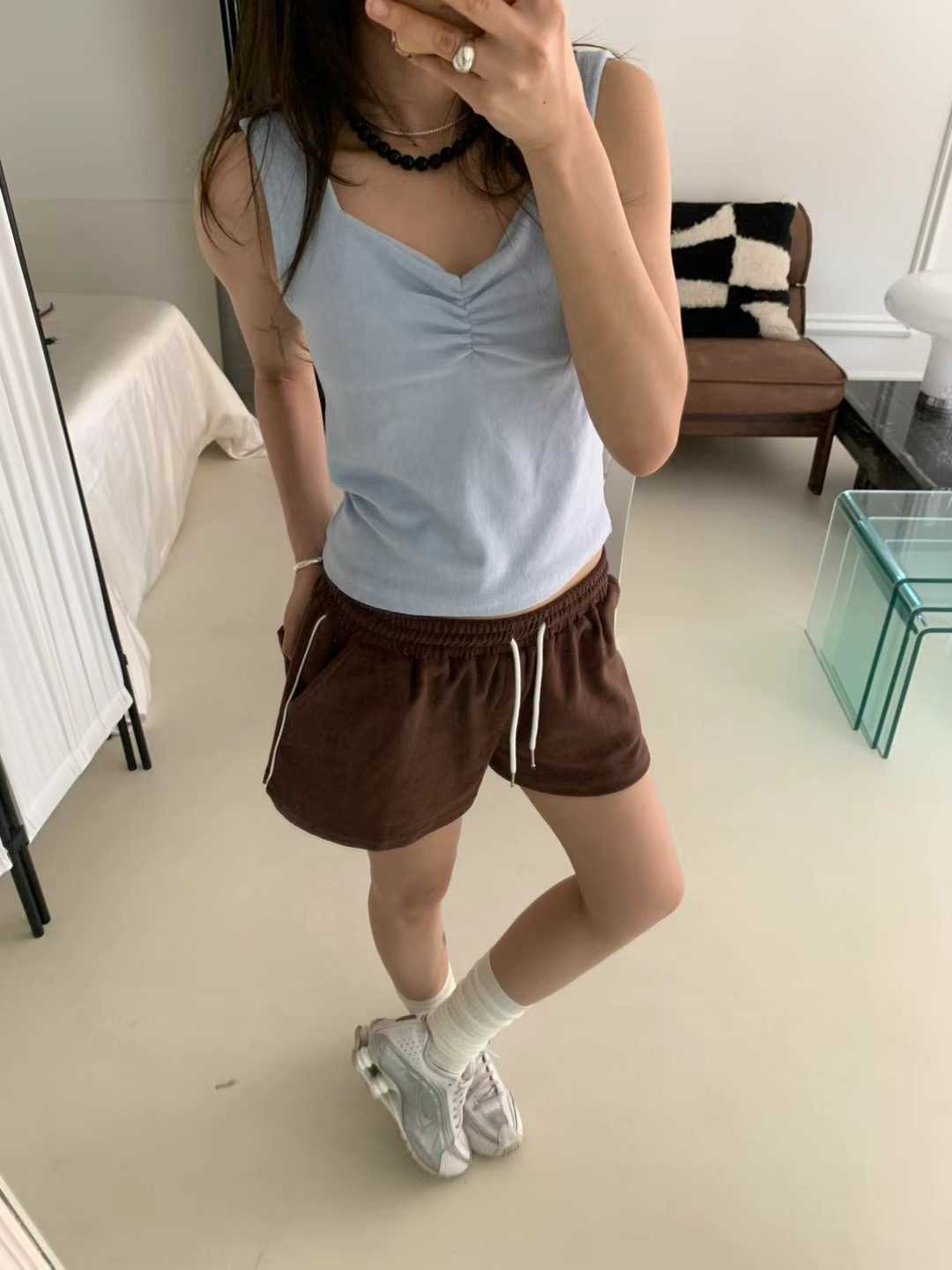 ONDA東大門㊣實拍女裝新品熱賣時尚推薦休閑真品人氣吊帶背心ONDA吊帶/背心