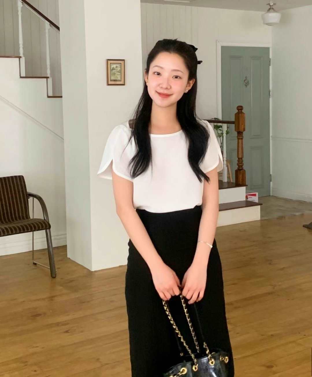 ON-NI-언니-T東大門㊣代購女士新品職業推薦休閑襯衫蕾絲衫ON-NI襯衫/蕾絲衫
