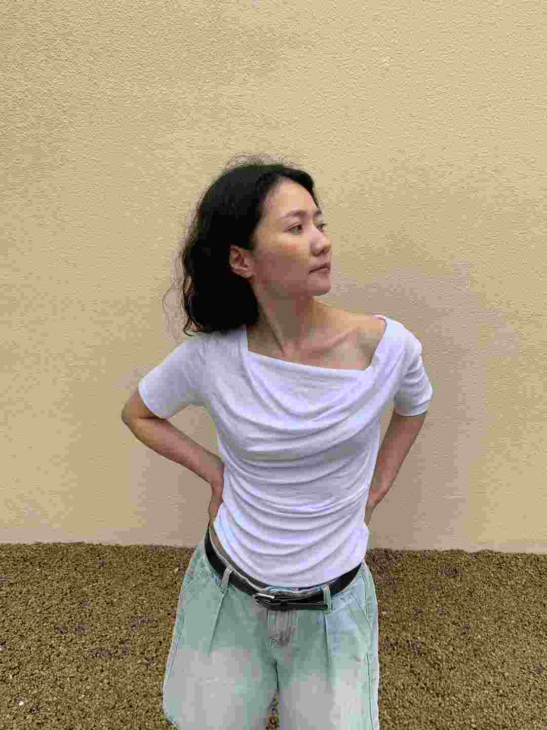 RARASHOW韓國代購㊣女裝新款時尚人氣25春夏真品熱賣休閑T恤RARASHOWT恤