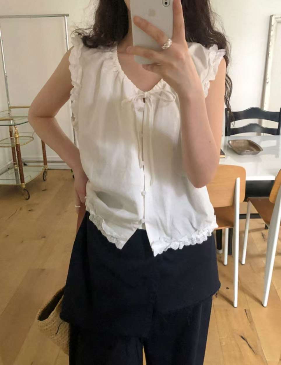 SECOND OTHER東大門㊣代購女裝新品真品休閑人氣襯衫蕾絲衫SECOND OTHER襯衫/蕾絲衫