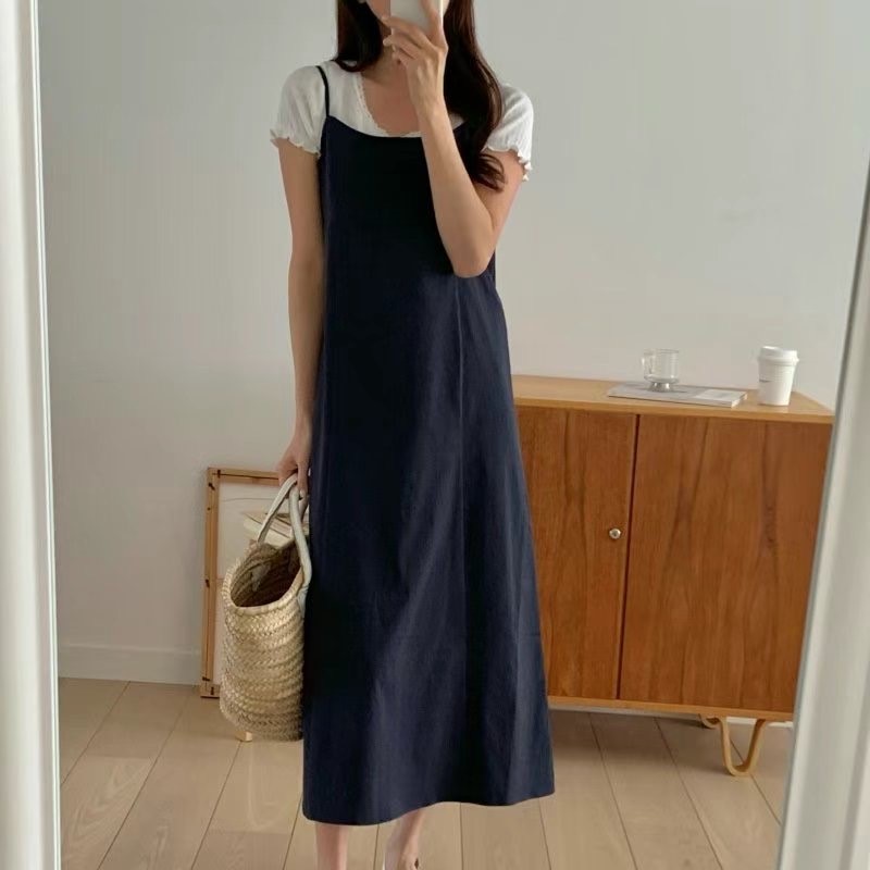 ON-NI-언니-T東大門㊣實拍女士新品時尚人氣連衣裙不含內搭ON-NI連衣裙