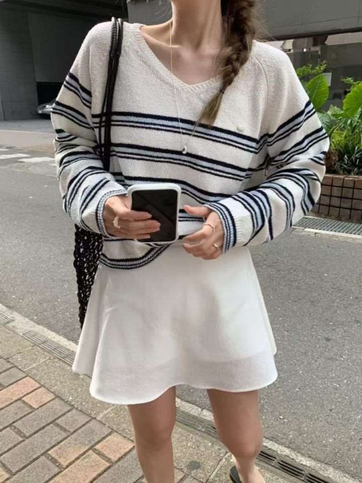 STAY HERE韓國代購㊣女裝新款時尚真品熱賣推薦職業針織衫STAY HERE針織衫