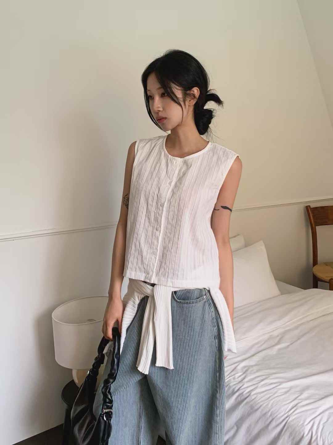 CHEEMI韓國代購㊣女士新品時尚真品熱賣推薦人氣職業休閑馬甲CHEEMI馬甲