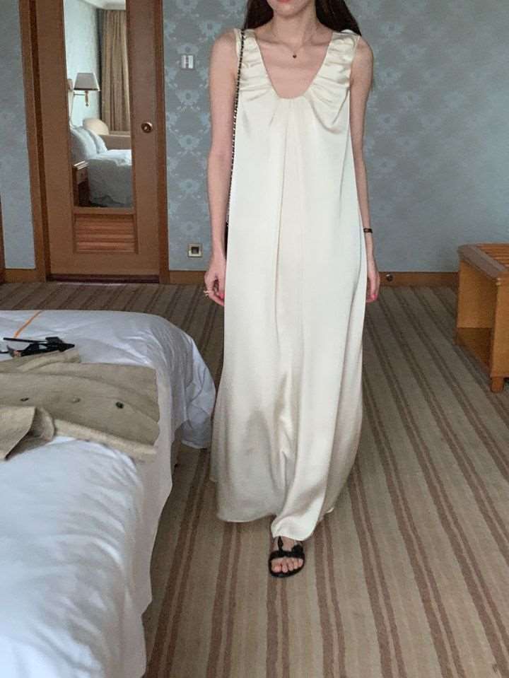 STAY HERE韓國代購㊣女士新品時尚職業熱賣25春夏人氣連衣裙STAY HERE連衣裙