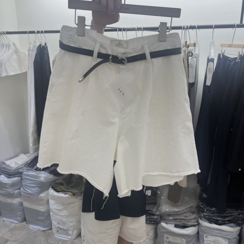 A Flan東大門㊣直郵女裝新品25春夏真品推薦時尚短褲不含腰帶AFN/A Flan短褲