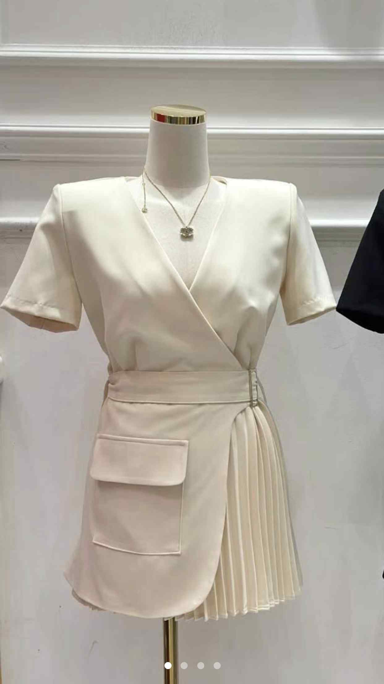 HEE SHOP東大門㊣實拍女士新品職業推薦真品25春夏時尚連衣裙HEE SHOP連衣裙