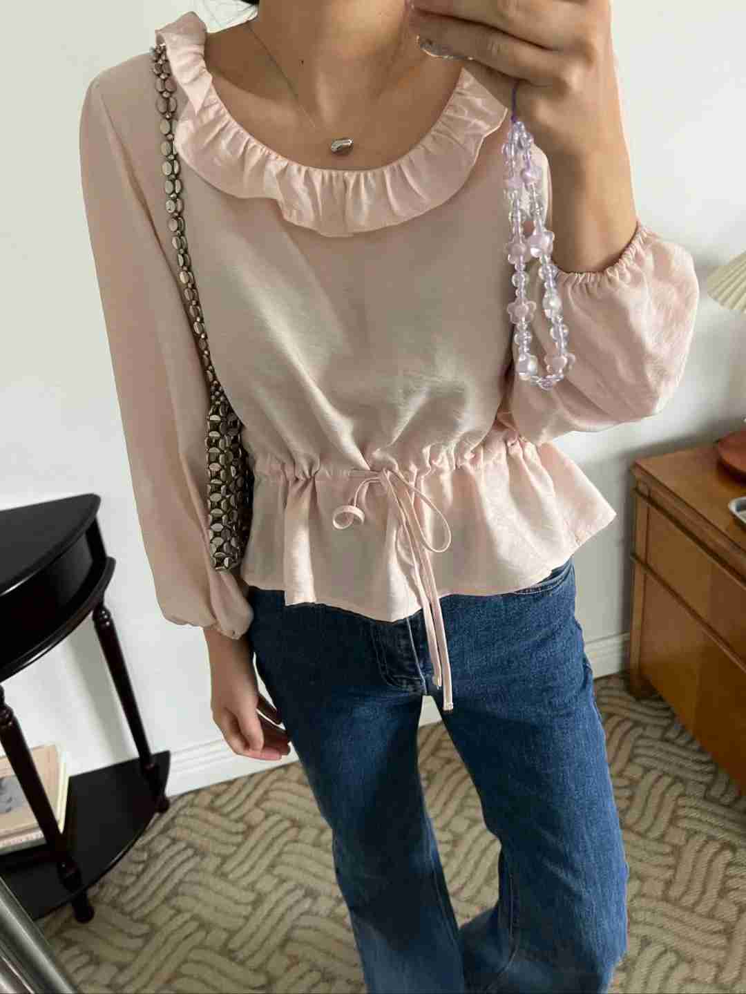 HONESTY-허니스티-T東大門㊣直郵女士新品熱賣襯衫蕾絲衫HONESTY襯衫/蕾絲衫