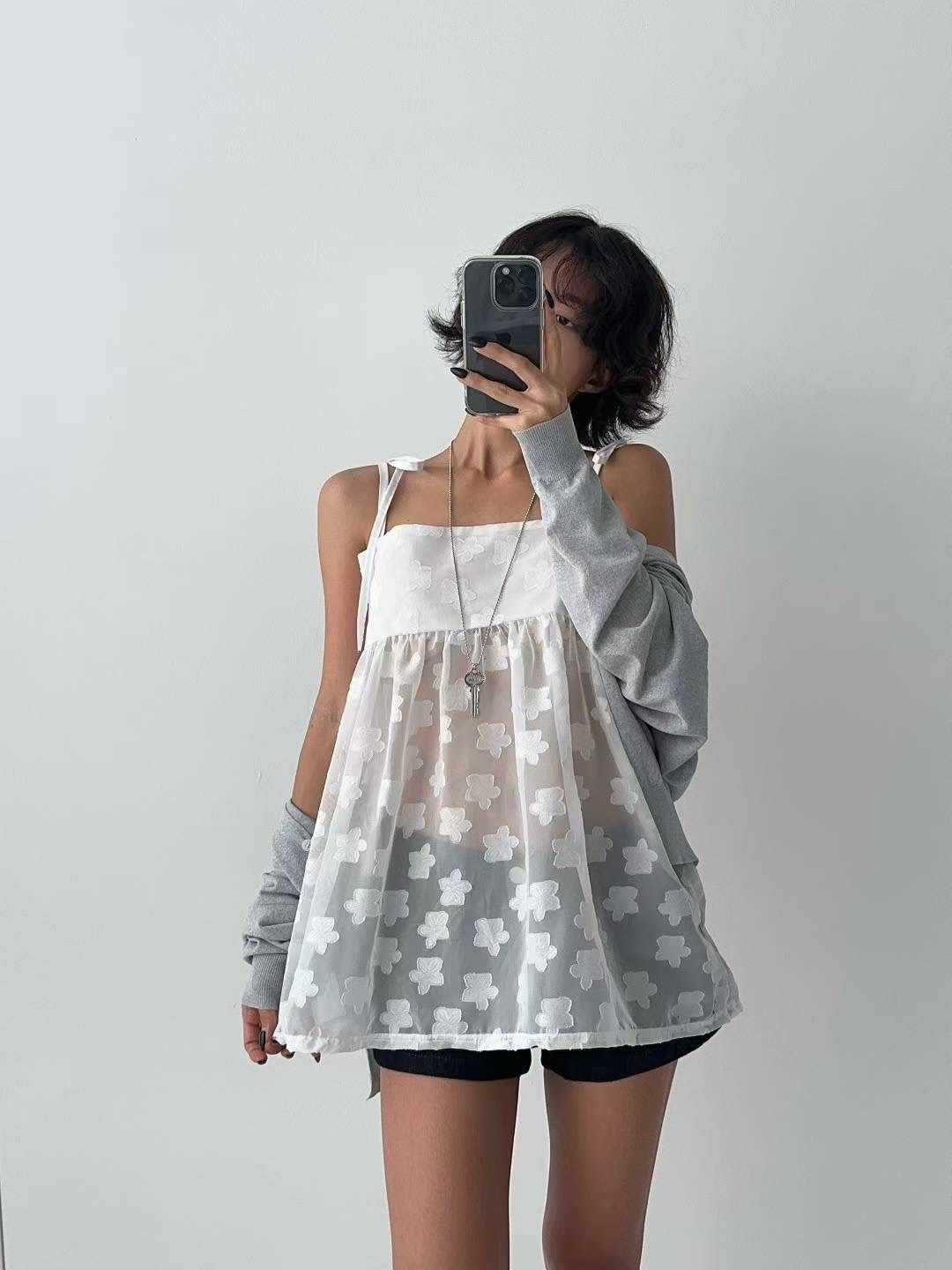 HOLYMOLY韓國直郵㊣女士新品推薦人氣時尚休閑真品吊帶背心HOLYMOLY吊帶/背心