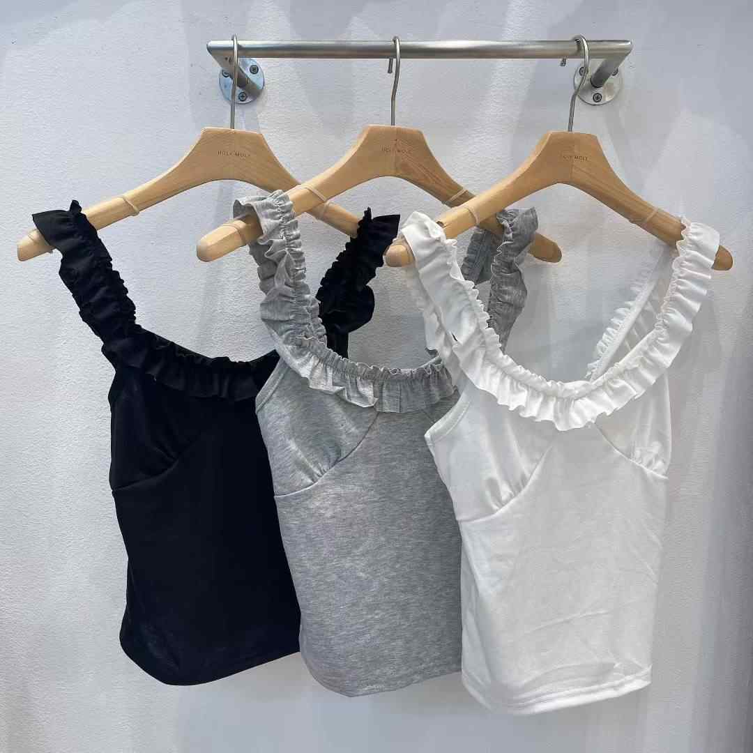 HOLYMOLY韓國代購㊣女士新品時尚職業推薦熱賣25春夏吊帶背心HOLYMOLY吊帶/背心