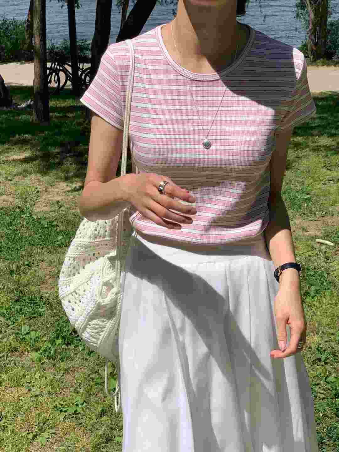 AREING韓國代購㊣女士新品熱賣休閑推薦25春夏時尚人氣真品T恤AREINGT恤