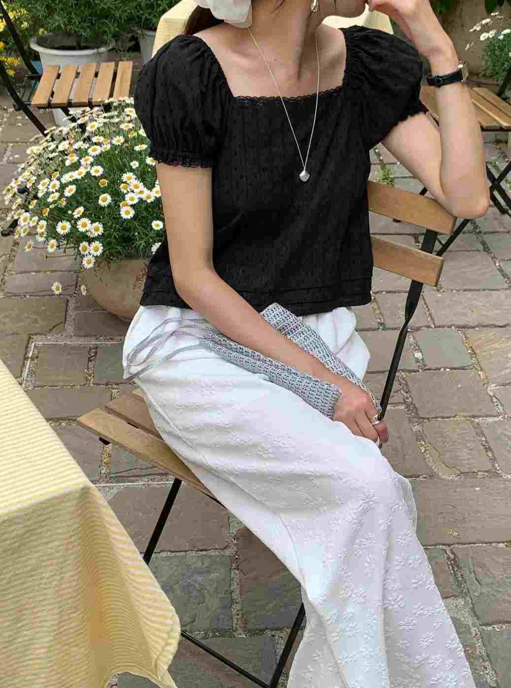 AREING韓國代購㊣女裝新品推薦休閑真品25春夏熱賣襯衫蕾絲衫AREING襯衫/蕾絲衫
