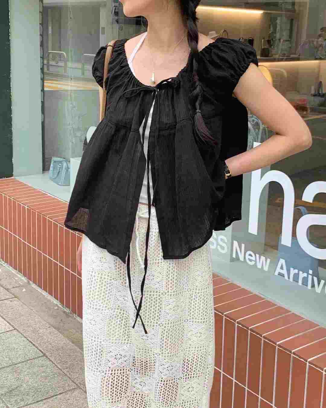 LONDON LACE-런던레이스-T東大門㊣直郵女士新款休閑襯衫蕾絲衫不含內搭LONDON LACE襯衫/蕾絲衫