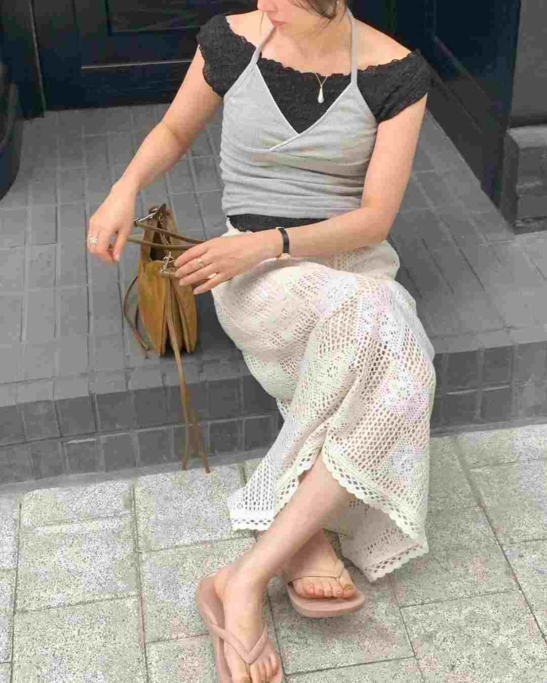 LONDON LACE-런던레이스-T東大門㊣直郵女裝新款25春夏長裙LONDON LACE長裙