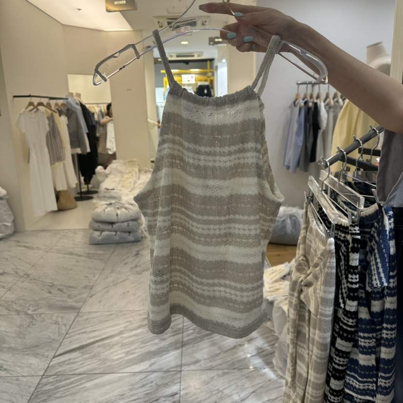 RARE CLOSET東大門㊣直郵女士新品熱賣25春夏休閑吊帶背心RARE CLOSET吊帶/背心