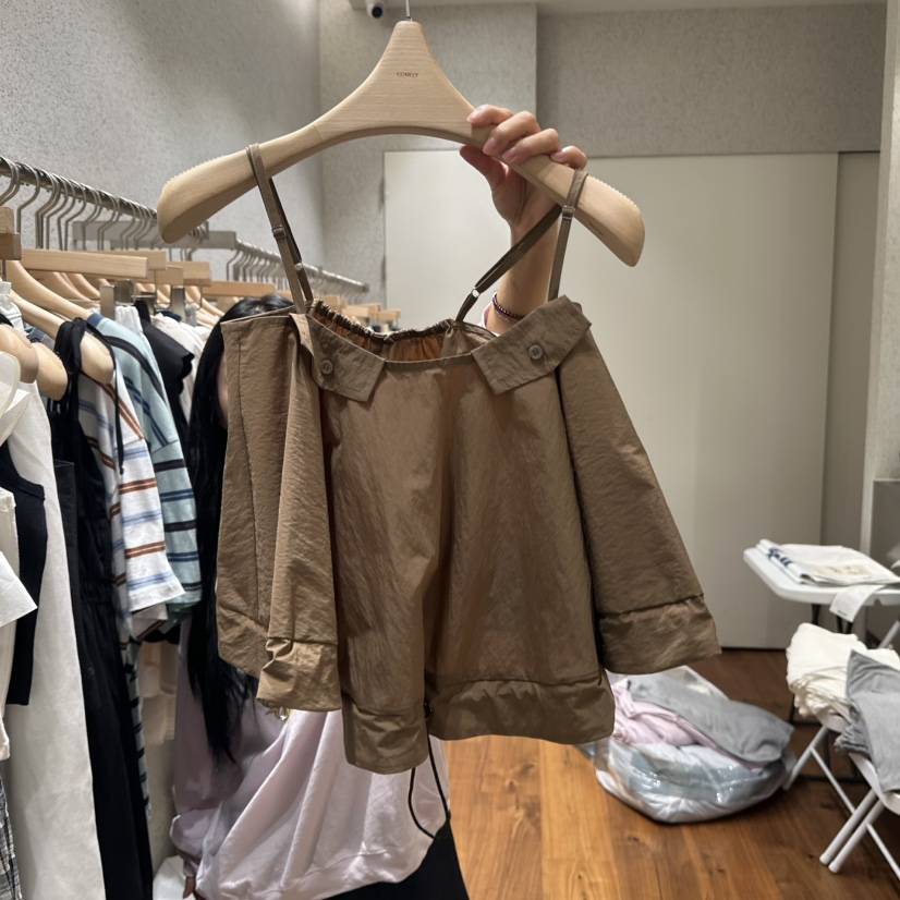 COMELY東大門㊣直郵女士新品休閑真品25春夏職業熱賣吊帶背心COMELY吊帶/背心