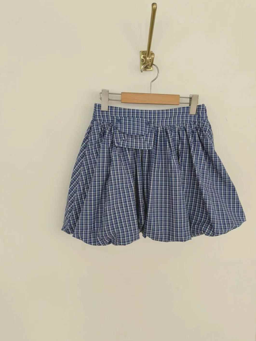 ASKMEAQUESTION韓國代購㊣女裝新款真品25春夏熱賣短裙口袋ASKMEAQUESTION短裙