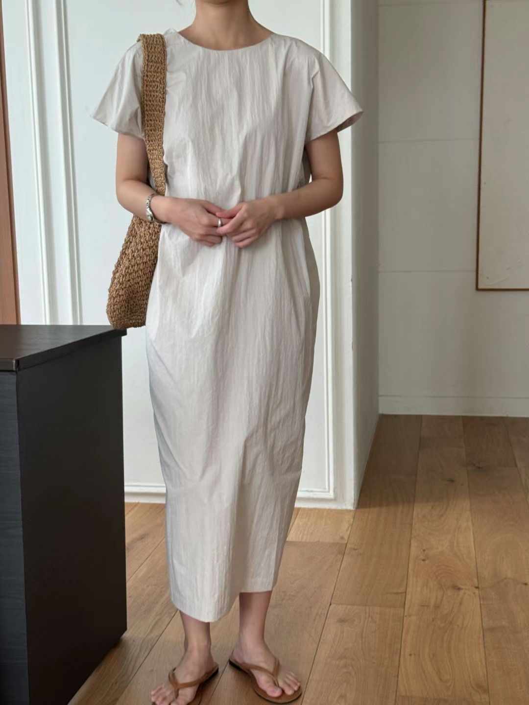 around110韓國代購㊣女士新款時尚休閑推薦真品人氣25春夏連衣裙around110連衣裙
