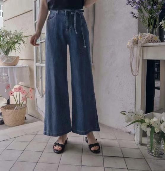 BEE韓國直郵㊣女裝新款25春夏真品人氣熱賣休閑時尚推薦牛仔褲BEE牛仔褲