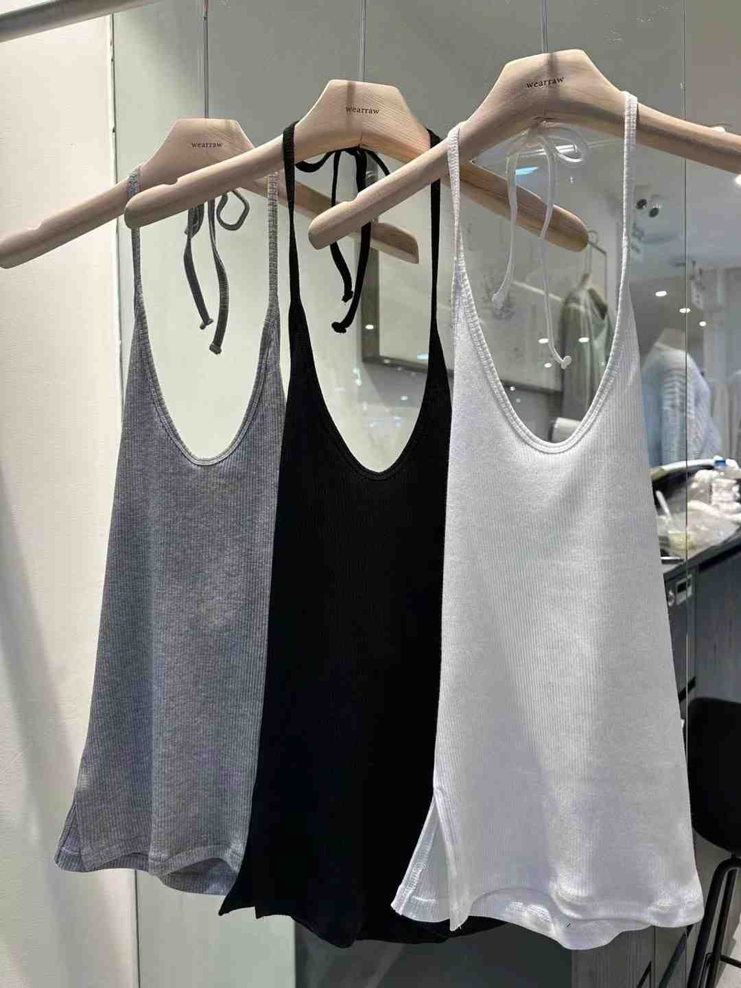 WEARRAW東大門㊣實拍女裝新品25春夏休閑真品人氣職業吊帶背心WEARRAW吊帶/背心