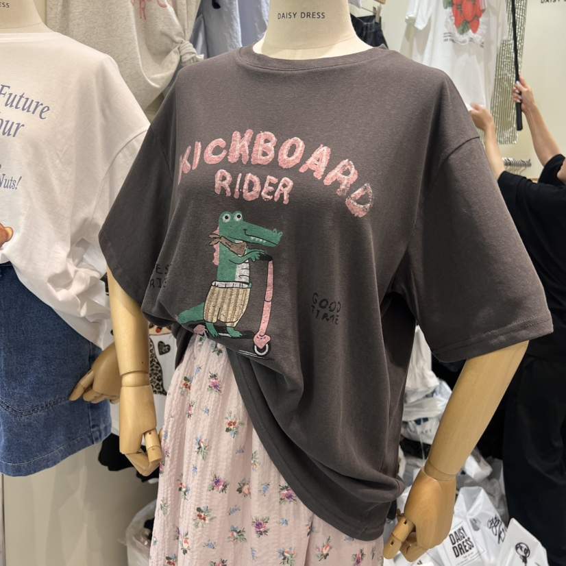 DAISY DRESS韓國代購㊣女裝新款真品時尚25春夏休閑推薦T恤DAISY DRESST恤