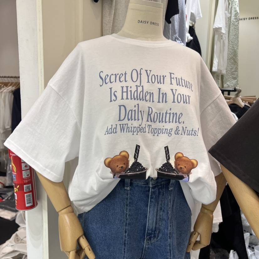 DAISY DRESS東大門㊣直郵女士新品休閑推薦熱賣時尚職業T恤DAISY DRESST恤