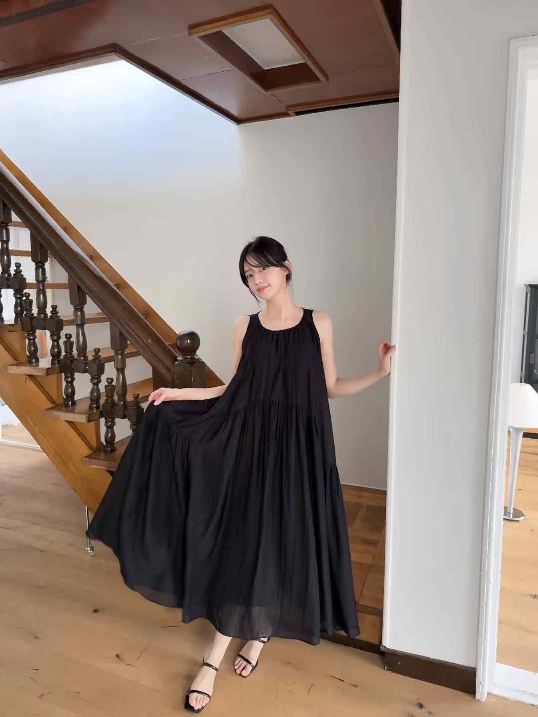BOUND韓國直郵㊣女士新品休閑熱賣25春夏人氣推薦職業連衣裙BOUND連衣裙