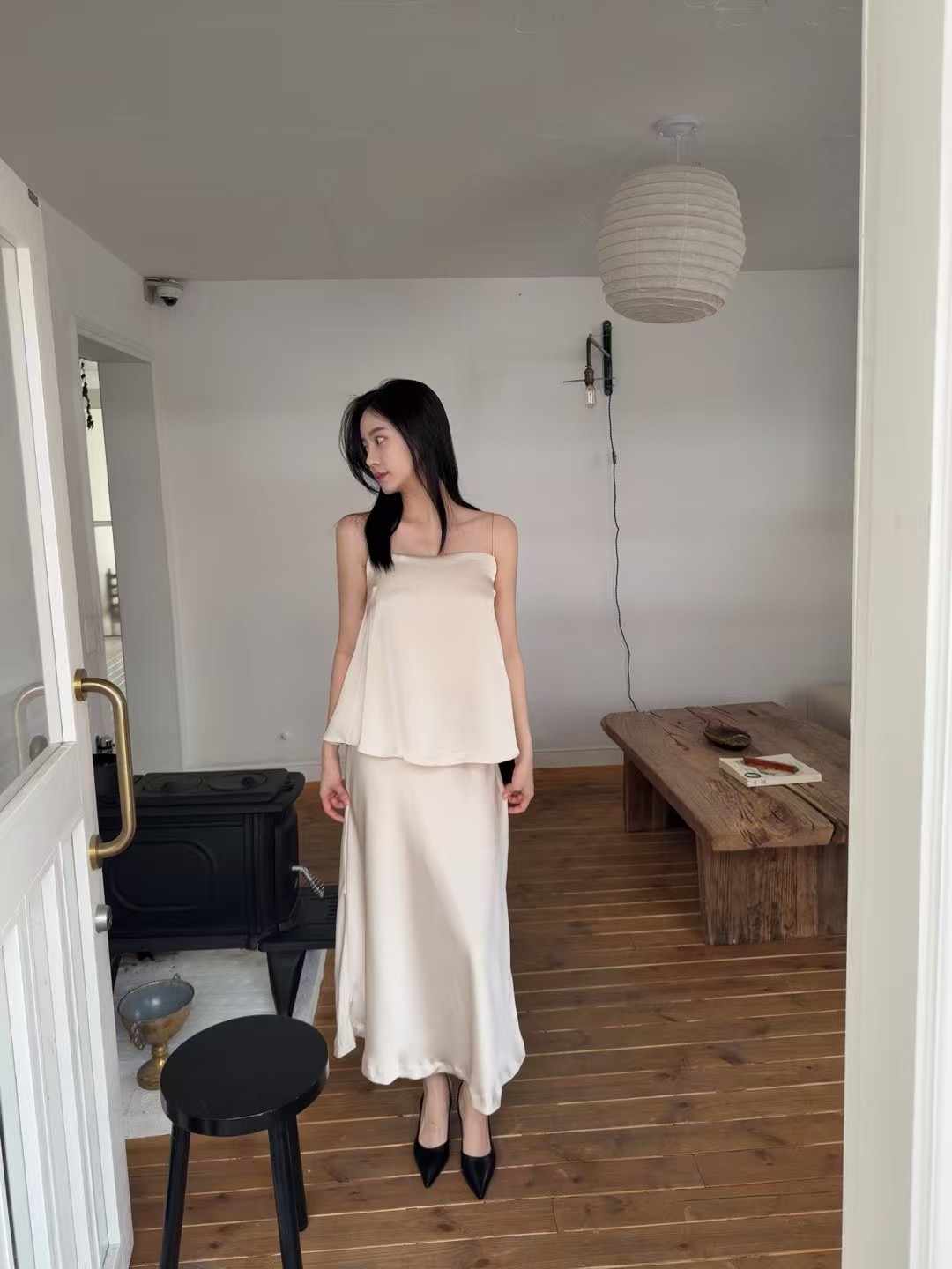 BOUND東大門㊣實拍女士新品人氣熱賣時尚推薦職業休閑25春夏長裙BOUND長裙