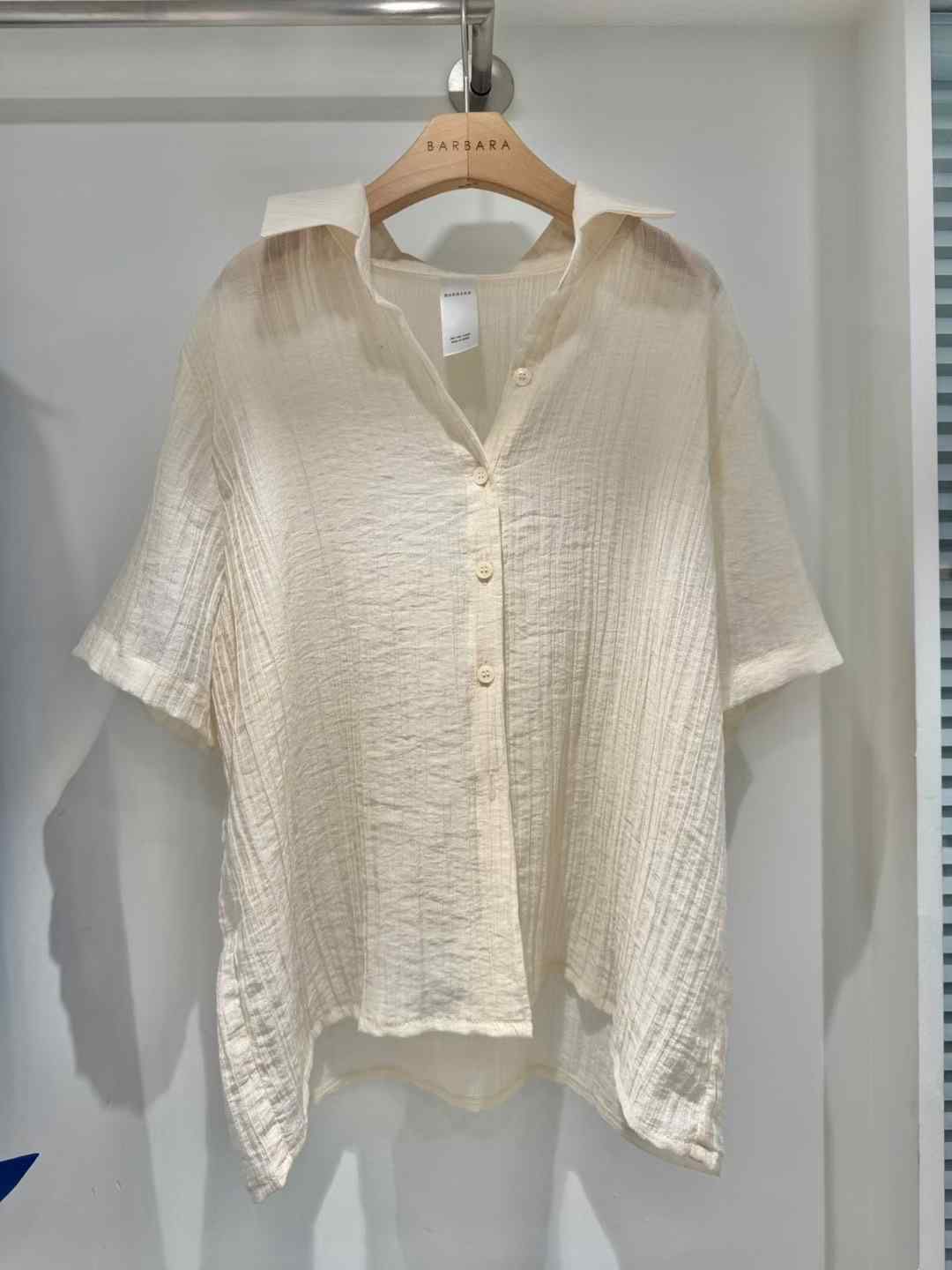 THE BARBARA東大門㊣實拍女裝新品人氣推薦襯衫蕾絲衫天絲THE BARBARA襯衫/蕾絲衫