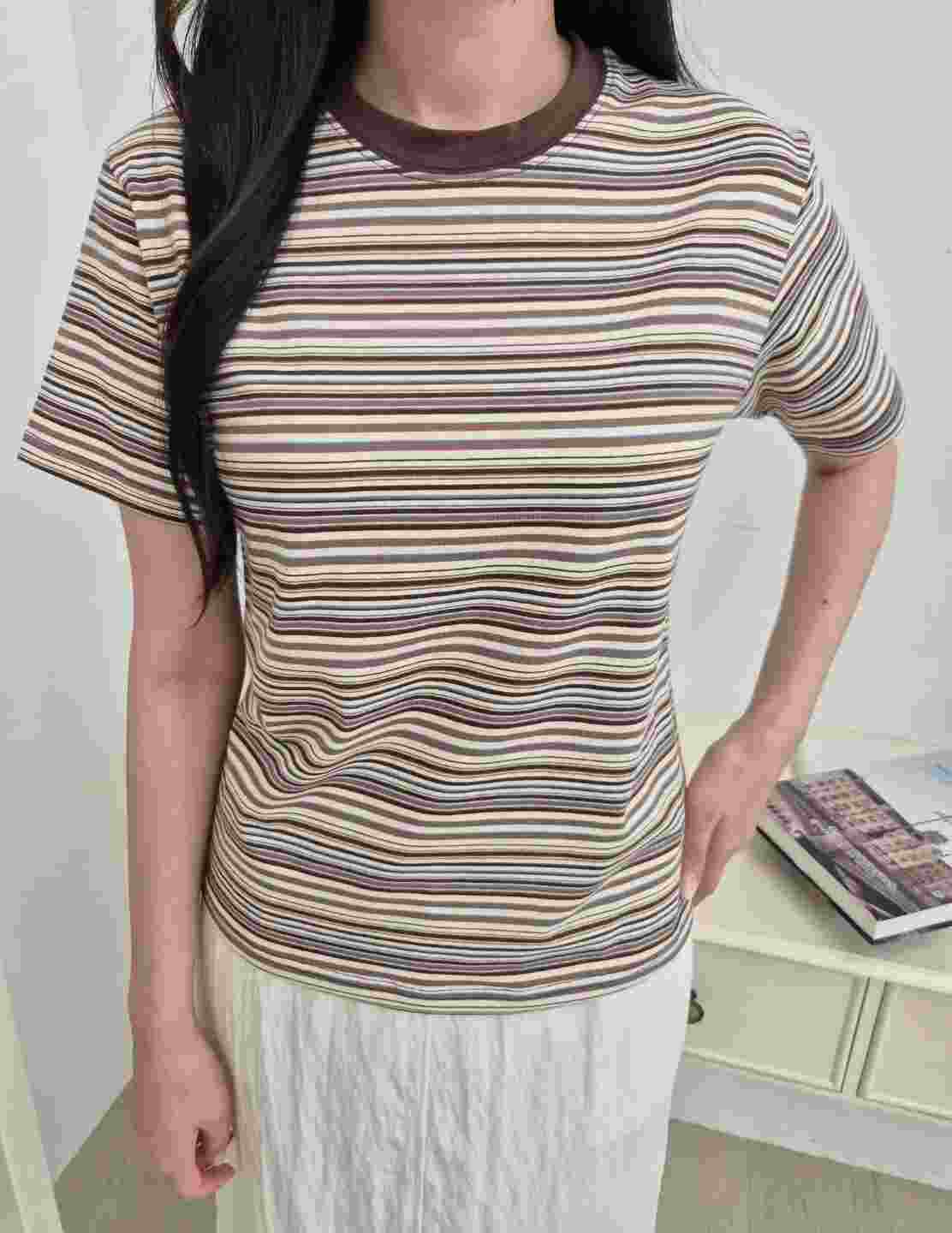 ALLU韓國代購㊣女裝新款時尚職業推薦休閑熱賣25春夏人氣T恤ALLUT恤