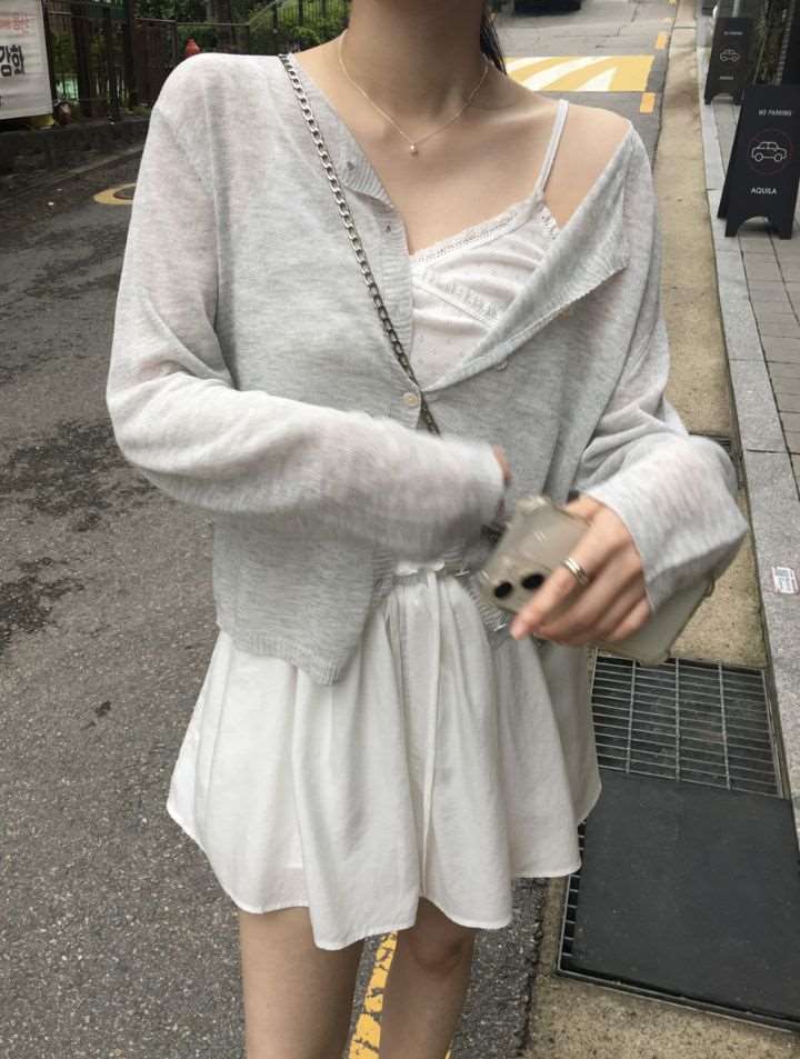 HER東大門㊣代購女裝新品休閑人氣職業25春夏熱賣時尚針織衫HER針織衫