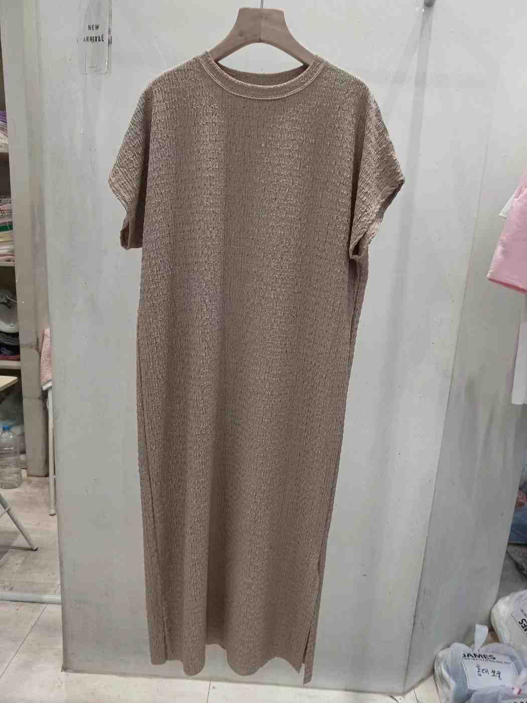 JAMES 제임스東大門㊣直郵女裝新品休閑人氣連衣裙寬松長款JAMES連衣裙
