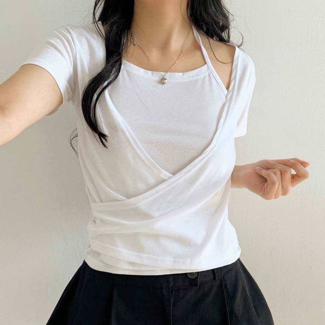 WOO SUNG東大門㊣代購女士新品熱賣人氣推薦休閑時尚職業T恤WOO SUNGT恤
